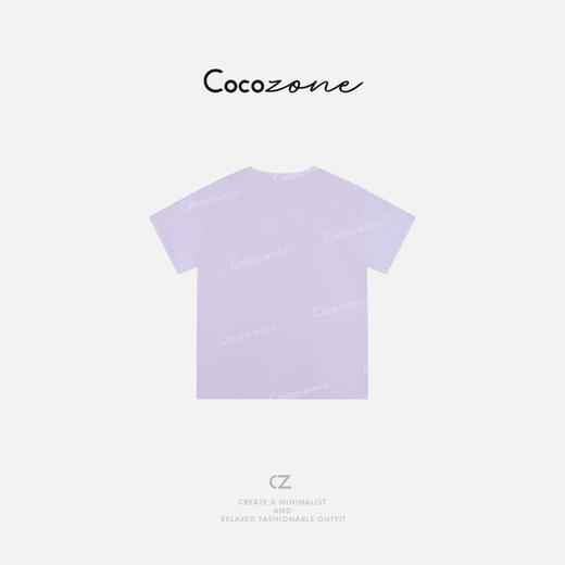COCO ZONE 刘一一 2025新款设计感刺绣圆领短袖T恤CD2A0569 商品图1