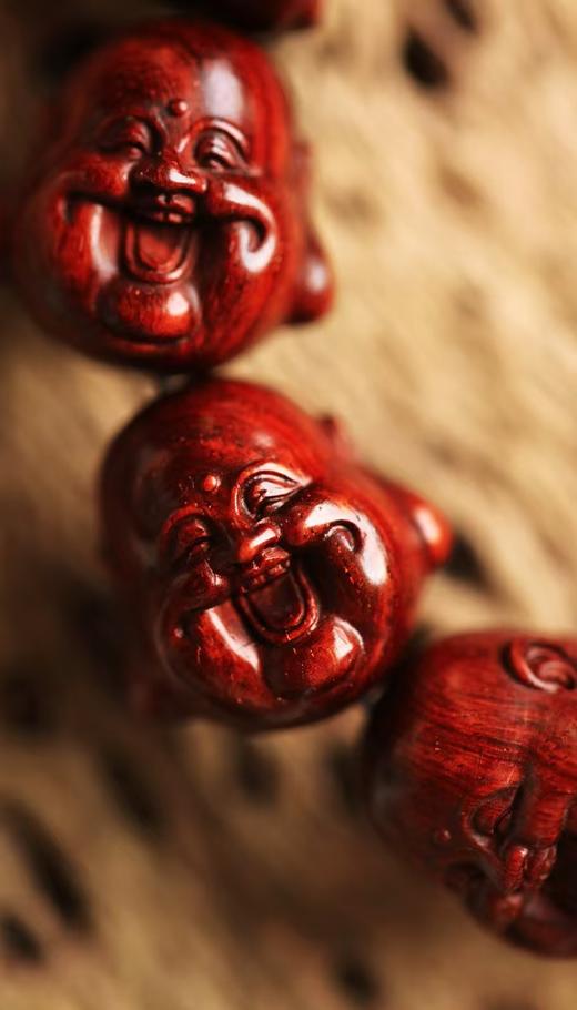 小叶紫檀【弥勒】20mm*12颗手串 商品图6