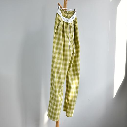 百媚生 抽绳复古宽松慵懒长阔腿休闲裤子C357 商品图2