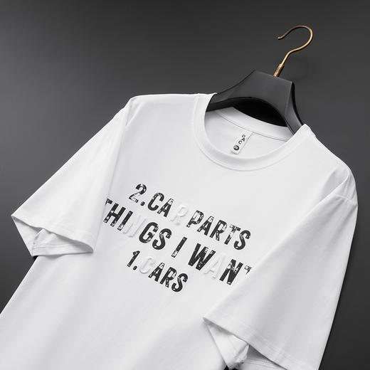 【精梳棉】【DX】大依优型大码短袖T恤圆领时尚潮流宽松潮牌加肥加大上衣男士半袖打底 商品图4