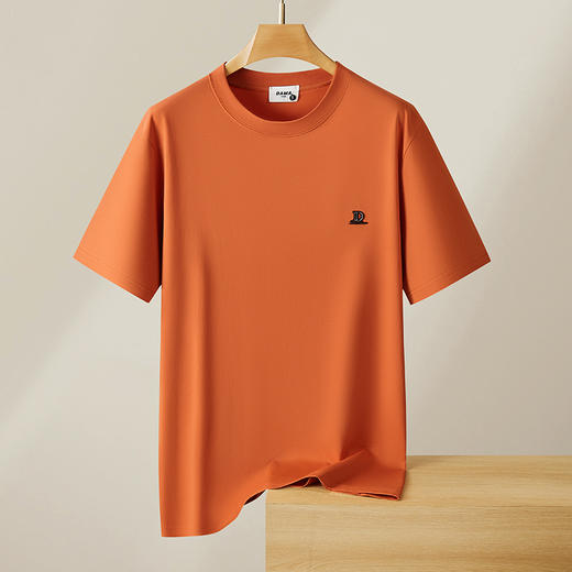 【精梳棉】【DX】大依优型大码短袖T恤圆领时尚潮流宽松潮牌加肥加大上衣男士半袖打底 商品图4