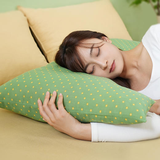 瑞士十字纹系列侧睡U型枕护颈椎助睡眠荞麦壳皮成人睡觉家用U型抱枕可拆洗 商品图1