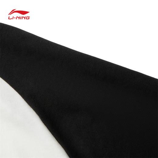 李宁运动潮流系列女子吸湿排汗舒适干爽宽松短袖文化衫AHSV194 商品图6