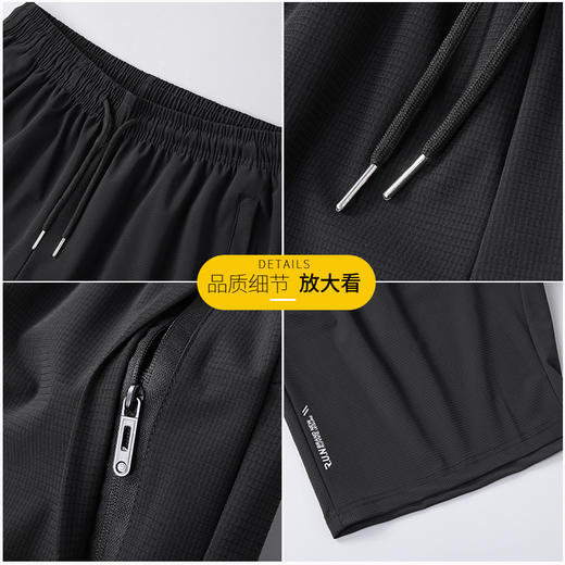 【弹力速干】【DK】大依优型大码男装短裤五分裤中裤弹力加肥加大大号短裤运动男士胖子 商品图1