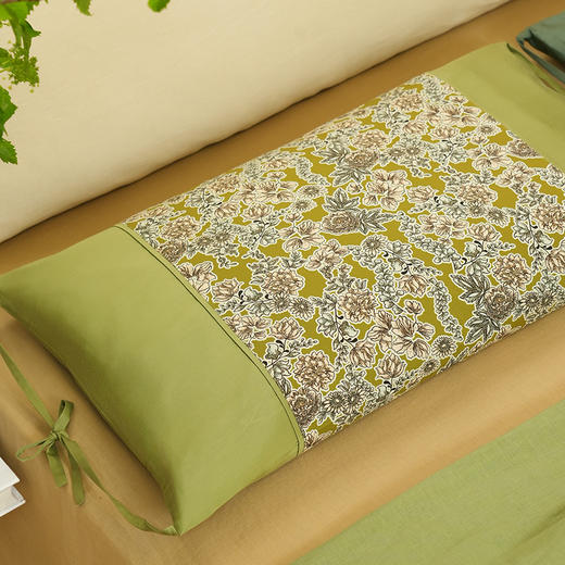 嫩芽新绿系列麦壳调节枕头护颈椎助睡眠专用荞麦皮成人睡觉家用单人 商品图2