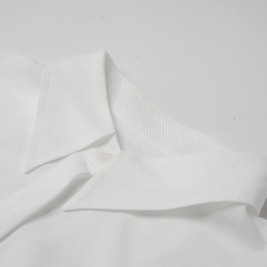 谜底大廓形衬衫七分袖女2025夏季新款通勤风简约白衬衣256MC6222 商品图3