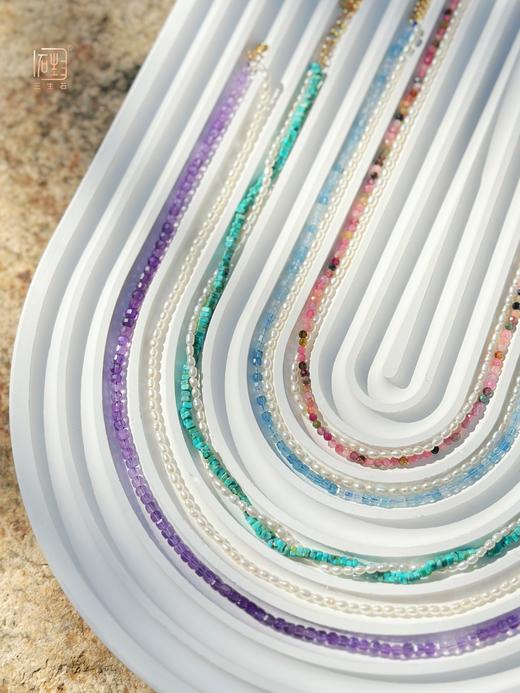 双向奔赴--彩宝米珍珠多用双层链 商品图0