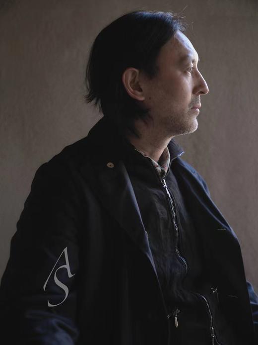 Paul Harnden  男士橄榄绿/黑色羊皮jerkin 商品图8