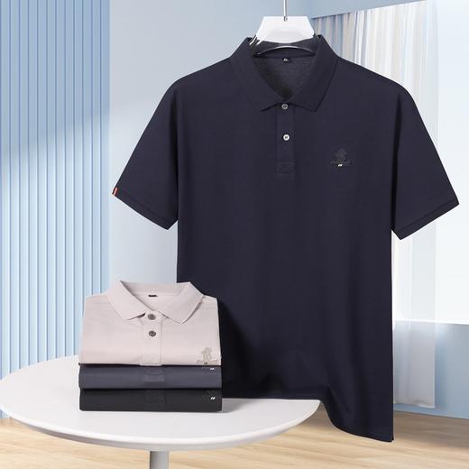 【棉质】【DK】大依优型大码短袖POLO衫加肥加大半袖体恤夏季款肥佬宽松商务休闲百搭上衣男士胖子 商品图0