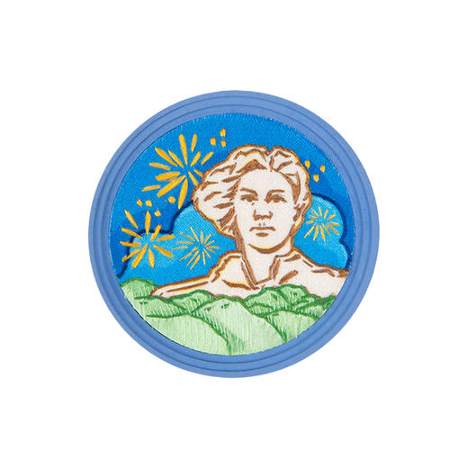 艷 湘绣 城市文化冰箱贴国潮风原创冰箱磁力贴个性家居装饰中国风磁铁贴 商品图0