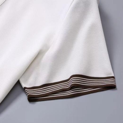 男装春夏新款时尚百搭商务休闲男士撞色翻领短袖polo衫   YH-BLC5009* 商品图5