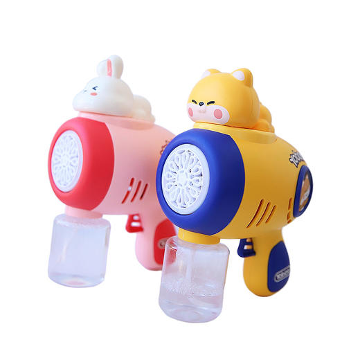 pic it 萌趣泡泡机 （粉黄） 全自动吹泡泡 商品图0