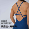 Anbuff系列雪花纹镂空美背提臀健身运动骑行紧身连体衣带胸垫 商品缩略图1