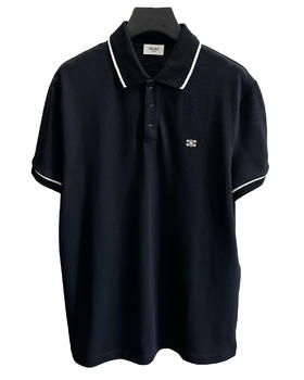 男款logo刺绣短袖polo衫