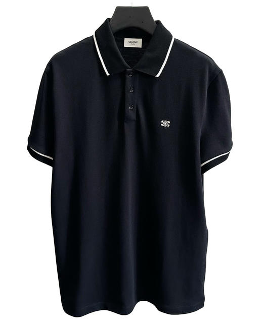 男款logo刺绣短袖polo衫 商品图0