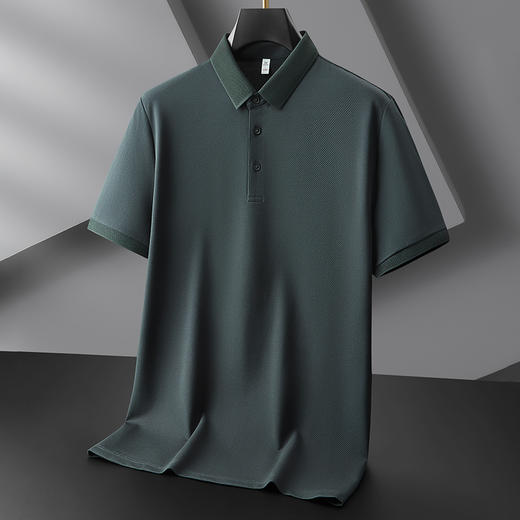【冰丝弹力】【DKP】大依优型大码短袖Polo衫翻领T恤休闲短袖男宽松T恤上衣胖子 商品图4