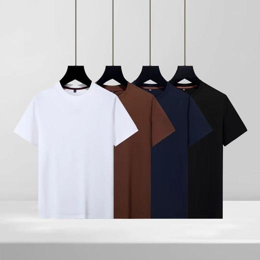 简约风LP男装刺绣logo圆领透气休闲短袖T恤    YH-Y-Y25142* 商品图0