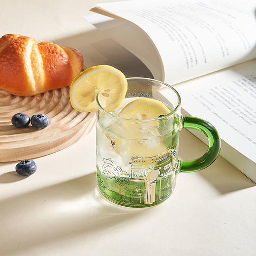 大英博物馆 城市系列 漫步巴黎把手 玻璃杯 商品图3