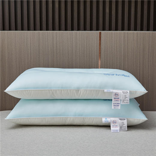 自然醒A类全棉星级酒店凉感枕头枕芯一对套家用护颈椎助睡眠酒店专用成人高低枕头芯XK 商品图3