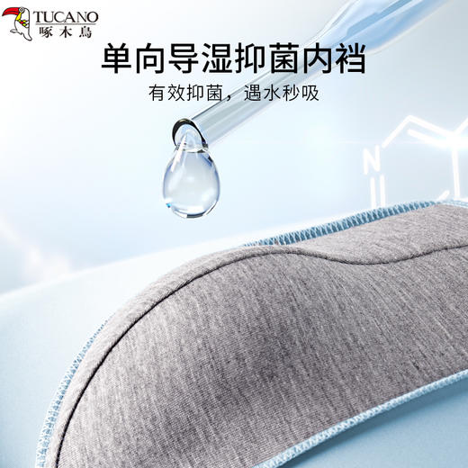 【裸感冰爽 “移动空调” 5A抑菌】啄木鸟夏季冰丝男士内裤4条 商品图3