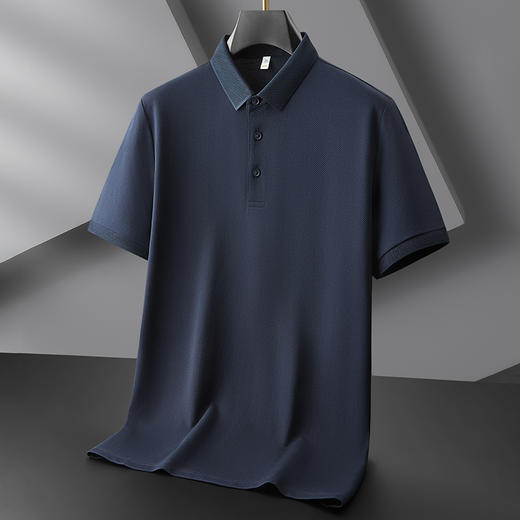 【冰丝弹力】【DKP】大依优型大码短袖Polo衫翻领T恤休闲短袖男宽松T恤上衣胖子 商品图5