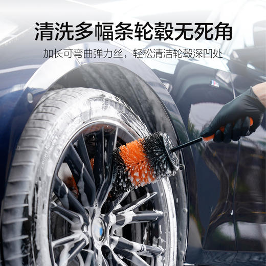 亿力弹丝轮毂刷洗车刷子汽车软毛刷工具刷车神器车品-附件 商品图4