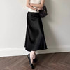 馥迦法式气质垂感缎面半身裙 商品缩略图3