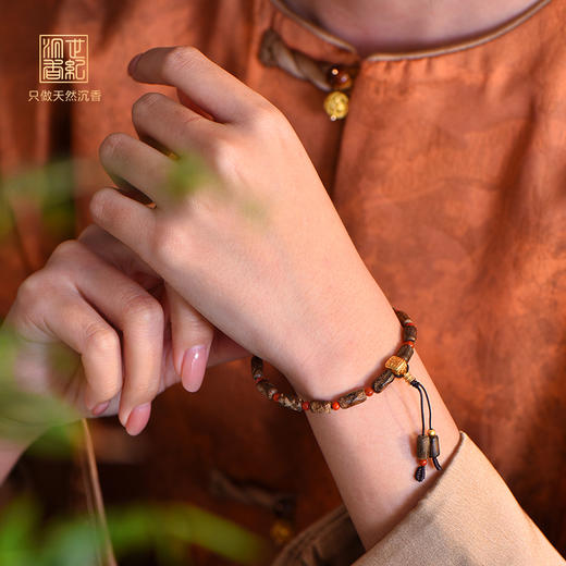 天然芽庄沉香手串 沉水级 SP11009 商品图0