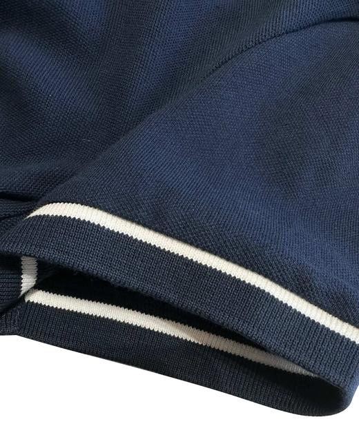 中性款刺绣短袖polo衫la008 商品图1