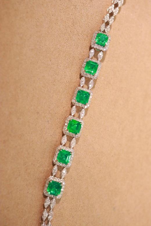 2.75ct刻面祖母绿手链 商品图2