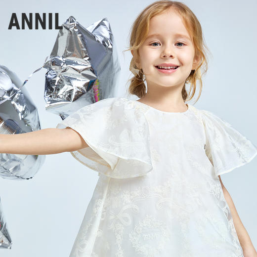 【实体店同款】女童礼裙夏季新款安奈儿童装XG523645 商品图0