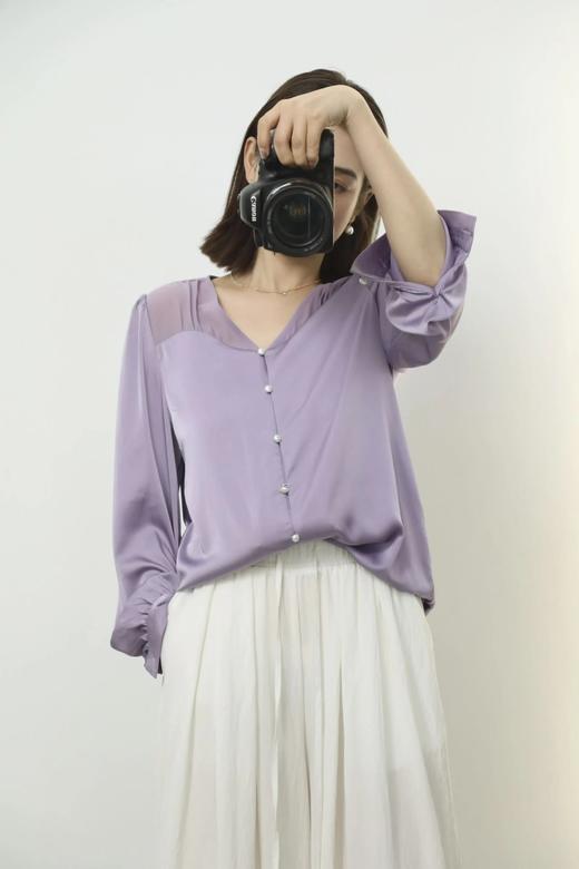 LPIUTY品牌直发！气质真丝衬衫 C1225023 商品图12