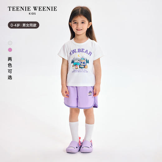 TeenieWeenie Kids小熊童装夏男女宝宝印花吸湿速干凉感T恤T0RW256486I 商品图0
