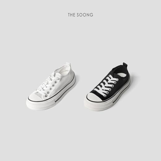 THESOONG"超好穿网网鞋"经典网布舒适透气百搭系带帆布鞋HWXZ6749 商品图5