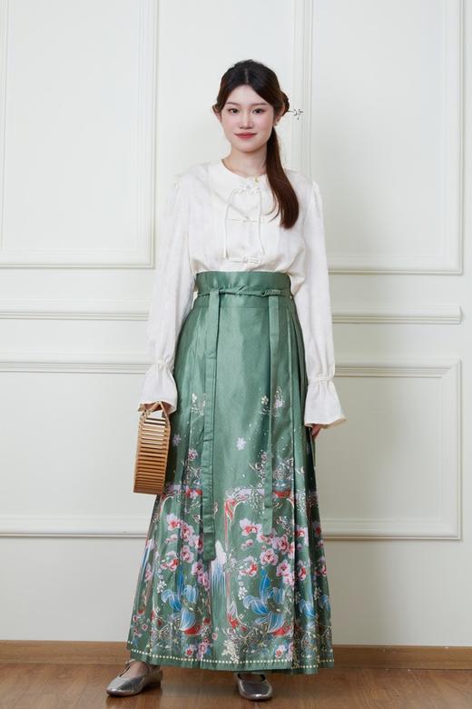 Le Malene 新中式国风衬衣马面裙套装 19924 商品图2