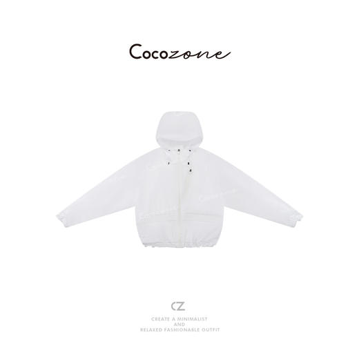 COCO ZONE 刘一一25春季新款时尚休闲连帽百搭女式外套CD1A0452 商品图0