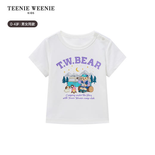 TeenieWeenie Kids小熊童装夏男女宝宝印花吸湿速干凉感T恤T0RW256486I 商品图5
