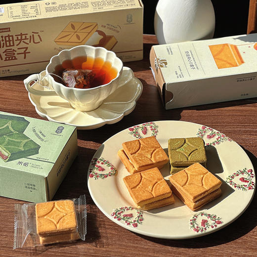 【米惦小盒子】预售3-5天发奶油夹心饼干 藏在盒子的闽南小食 用心研发 轻甜不腻 配茶吃刚刚好~一盒6个 商品图5