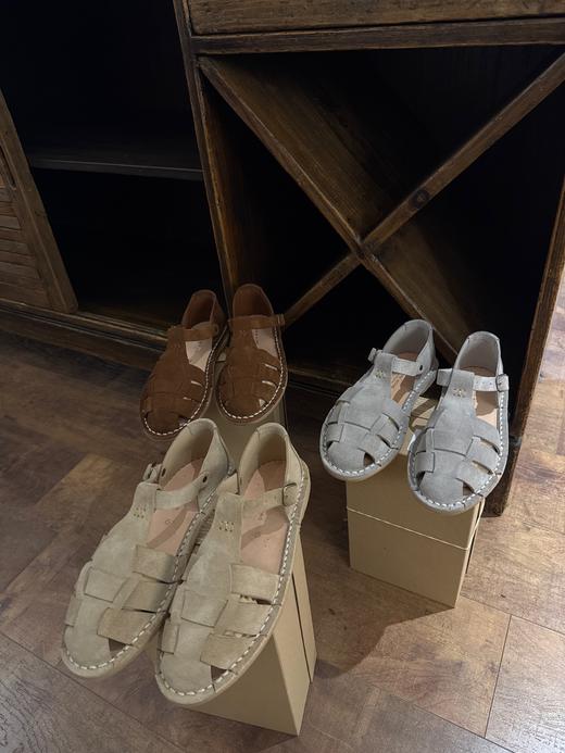 STEVE MONO 植物鞣制手工皮鞋(绒面) 商品图3