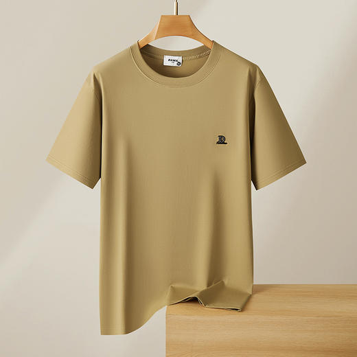 【精梳棉】【DX】大依优型大码短袖T恤圆领时尚潮流宽松潮牌加肥加大上衣男士半袖打底 商品图6