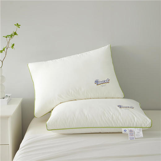 自然醒A类全棉元气彩虹枕头枕芯一对学生宿舍男女超柔软整头羽绒枕护颈椎助睡眠家用单人XK 商品图7