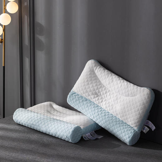 自然醒高分子软管记忆棉牵引颈椎枕头护颈椎助睡眠护颈枕芯单人家用颈椎专用枕XK 商品图8