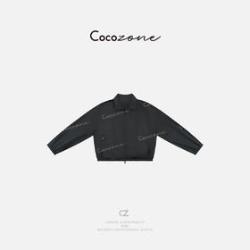 COCO ZONE 刘一一 2025新款宽松立领拉链休闲外套CD2A0078