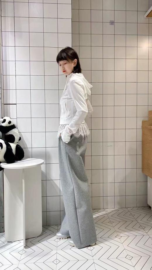 安惠荷衣2025新春白色拼接蕾丝外套 商品图1