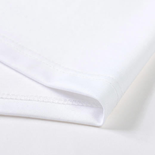 【含莱赛尔】罗蒙夏季凉感舒适男女款圆领t恤简约纯色丝光棉短袖t恤男百搭短袖 商品图11