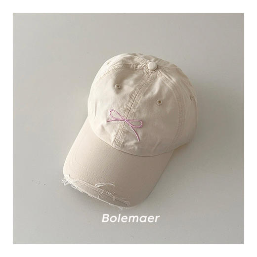 【YW】无忧购韩国ins蝴蝶结儿童棒球帽(截单后7天发货) 商品图6