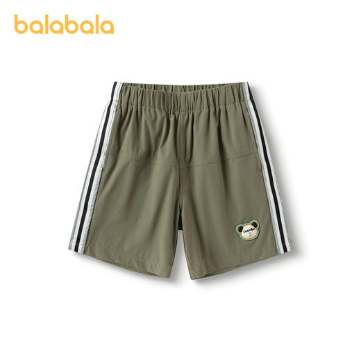 巴拉巴拉童装男童中裤宽松运动风短裤夏季裤子儿童休闲裤潮流撞色 商品图4