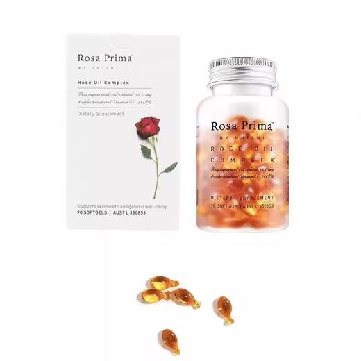 【保税仓】unichi玫瑰精油胶囊 90粒/盒 商品图0