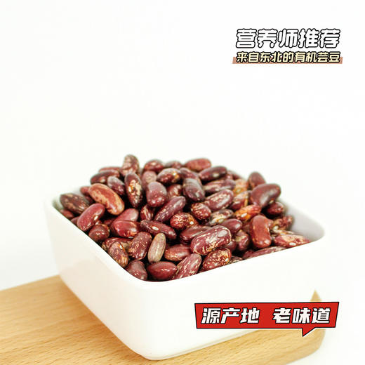 东北有机花芸豆 大粒花腰豆五谷杂粮粗粮880g/袋 商品图3