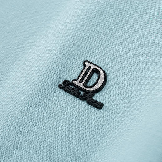 【精梳棉】【DX】大依优型大码短袖T恤圆领时尚潮流宽松潮牌加肥加大上衣男士半袖打底 商品图2